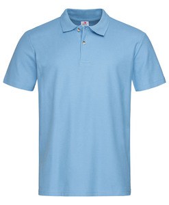 Stedman STE3000 - Camisa polo de mangas curtas masculinas Light Blue