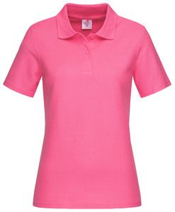 Stedman STE3100 - Camisa polo de mangas curtas femininas Sweet Pink