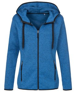 Stedman STE5950 - jaqueta de lã de malha ativa Blue Melange