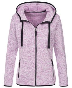 Stedman STE5950 - jaqueta de lã de malha ativa Purple Melange