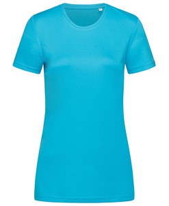 Stedman STE8100 - Camiseta do pescoço redondor de SS Sports Sports Sports-T Hawaii Blue