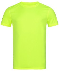 Stedman STE8400 - T -shirt de pescoço da tripulação para homens Stedman - ativo 140 Cyber Yellow