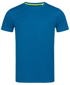Stedman STE8400 - T -shirt de pescoço da tripulação para homens Stedman - ativo 140 King Blue