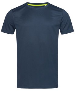 Stedman STE8400 - T -shirt de pescoço da tripulação para homens Stedman - ativo 140 Marina Blue