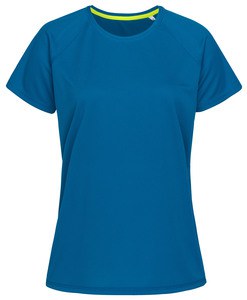 Stedman STE8500 - T -shirt de pescoço da tripulação para mulheres Stedman - Ativo 140 King Blue