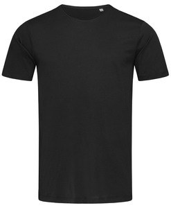 Stedman STE9100 - T-shirt de pescoço redondo de algodão-T melhor Black Opal