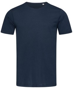 Stedman STE9100 - T-shirt de pescoço redondo de algodão-T melhor Marina Blue