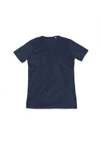 Stedman STE9100 - T-shirt de pescoço redondo de algodão-T melhor Marina Blue