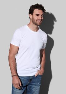 Stedman STE9600 - T-shirt de pescoço da tripulação para homens Stedman Branco