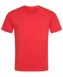 Stedman STE9630 - T -shirt de pescoço da tripulação para homens Stedman - relaxe Vermelho Escarlate