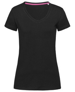 Stedman STE9710 - Camiseta em V para mulheres Stedman-Claire Black Opal