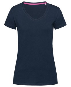 Stedman STE9710 - Camiseta em V para mulheres Stedman-Claire Marina Blue