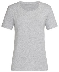 Stedman STE9730 - T -shirt de pescoço da tripulação para mulheres Stedman - relaxe Heather Grey