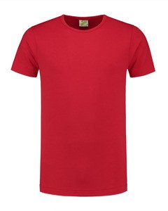 Lemon & Soda LEM1269 - T-shirt Crewneck Cot/Elast SS para ele Vermelho