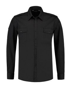 Lemon & Soda LEM3915 - Camisa Twill LS para ele Preto