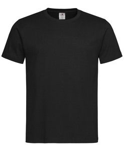 Stedman STE2000 - Camiseta clássica do pescoço redondo masculino Black Opal
