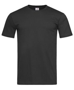 Stedman STE2010 - Camiseta clássica do pescoço redondo masculino Black Opal