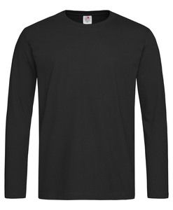 Stedman STE2130 - Camiseta de manga longa de conforto masculino Black Opal