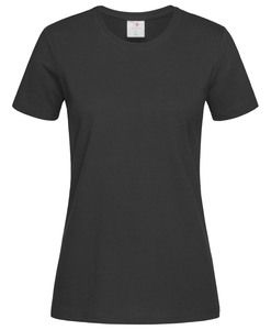 Stedman STE2160 - Camiseta do pescoço redondo de conforto feminino Black Opal