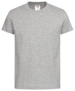 Stedman STE2220 - Camiseta clássica do pescoço redondo infantil Heather Grey