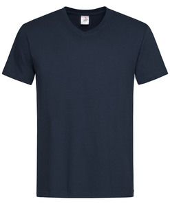 Stedman STE2300 - Camiseta em V para homens clássicos Blue Midnight