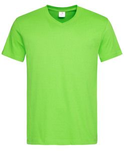 Stedman STE2300 - Camiseta em V para homens clássicos Kiwi Green