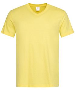 Stedman STE2300 - Camiseta em V para homens clássicos Amarelo