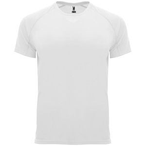 Roly CA0407 - BAHRAIN T-shirt técnica de manga reglan Branco