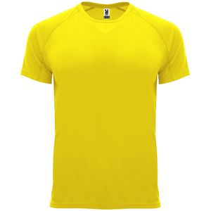 Roly CA0407 - BAHRAIN T-shirt técnica de manga reglan Yellow