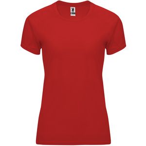 Roly CA0408 - BAHRAIN WOMAN T-shirt técnica feminina de manga reglan Vermelho