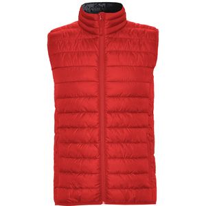 Roly RA5092 - OSLO  Colete masculino acolchoado com enchimento “tato de penas” Vermelho