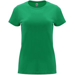 Roly CA6683 - CAPRI T-shirt feminina cintada Verde dos prados