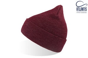 Atlantis AT010 - Gorro com punho Burgundy Melange