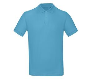 B&C BC400 - Camisa polo masculina 100% orgânica Very Turquoise
