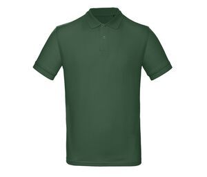 B&C BC400 - Camisa polo masculina 100% orgânica Verde garrafa