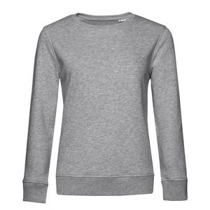 B&C BCW32B - Women's Organic Round Neck Sweatshirt Cinzento matizado