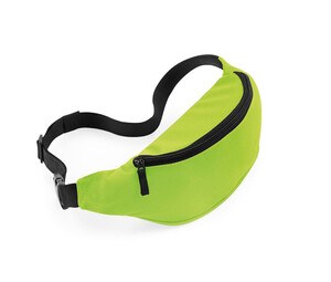 Bag Base BG042 - Bolsa de cintura com zíper Lime Green