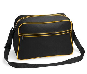 Bag Base BG140 - Bolsa retrô Preto / Amarelo