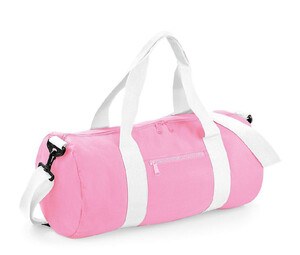 Bag Base BG144 - Saco de viagem Saco de barril Classic Pink/ White