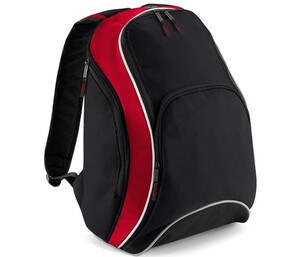 Bag Base BG571 - Mochila de roupas de equipe Black / Classic Red / White