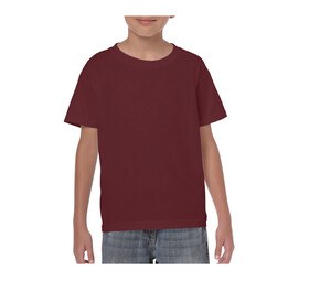 Gildan GN181 - Camisa infantil Gilda pescoço redondo 180 Maroon