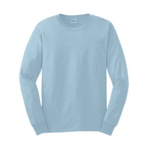 Gildan GN186 - Camiseta masculina manga comprida Ultra-T Azul claro