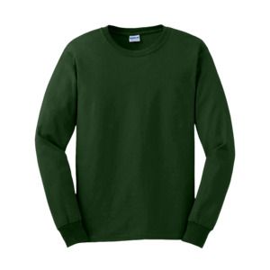 Gildan GN186 - Camiseta masculina manga comprida Ultra-T Verde floresta