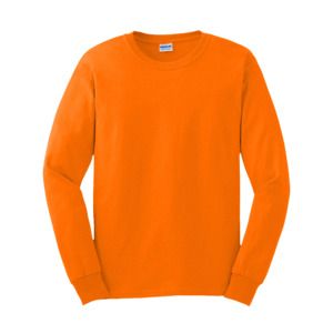 Gildan GN186 - Camiseta masculina manga comprida Ultra-T Segurança Orange