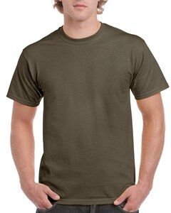 Gildan GN200 - Camiseta masculina 100% algodão Ultra-T Azeitona