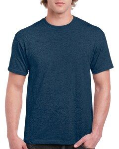 Gildan GN200 - Camiseta masculina 100% algodão Ultra-T Heather Navy