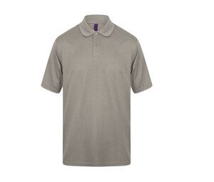 Henbury HY475 - Camisa polo masculina Cool Plus Cinzento matizado
