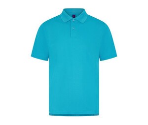 Henbury HY475 - Camisa polo masculina Cool Plus Turquesa