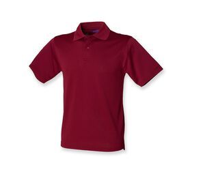 Henbury HY475 - Camisa polo masculina Cool Plus Burgundy
