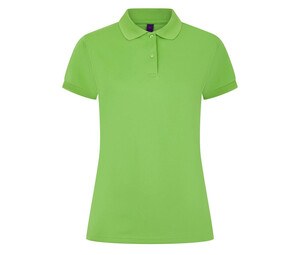 Henbury HY476 - Camisa polo feminina respirável Lime Green